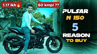 Pulsar N 150 new model 2023  Ride review  Best 150cc bike [upl. by Jose]