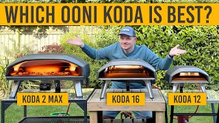 OONI KODA 12 vs KODA 16 vs KODA 2 MAX  Full Review amp Comparison [upl. by Nol]