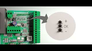 Beninca Transmitter Programming  Display Version [upl. by Ahsym]