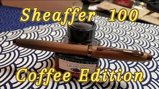 Sheaffer 100 Coffee Edition Left Handed Review [upl. by Stasny659]