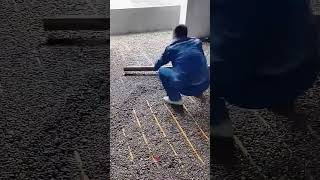 Underfloor heating insulation layer laying process [upl. by Anitsirc434]