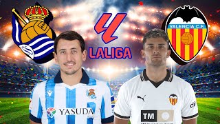 REAL SOCIEDAD vs VALENCIA  Jornada 36  LaLiga Española EA Sports  Pronóstico en FC 24 [upl. by Etram]