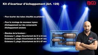 Kit d’écarteur d’échappement  3 pièces art 129 [upl. by Ecyned]