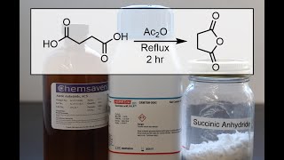 Succinic Anhydride Synthesis [upl. by Ariamo]