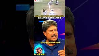 Kapil dev 😡 talking about Wasim Akram bowling against India  shorts cricket youtubeshorts [upl. by Lymann]