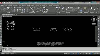 How to Create an Attribute Block in AutoCAD [upl. by Ingaberg]