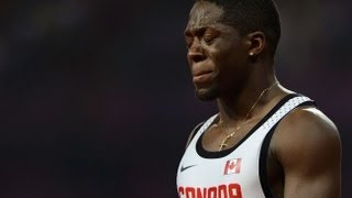 Canada Disqualified In 4x100m Relay London 2012 [upl. by Gudrun731]