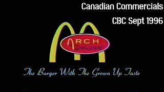 Canadian Commercial Nostalgia  September 29 1996  CBC Sports [upl. by Enilaf]