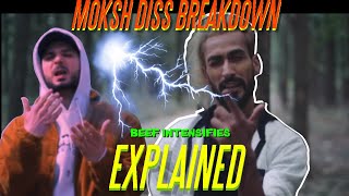 MOKSH by MUHFAAD LYRICS BREAKDOWN KRNA VS MUHFAAD BEEF INTENSIFIES [upl. by Yllod]