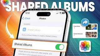 How to Share Photo Album on iPhone  Share iPhone Photo Albums with Friends [upl. by Foote]