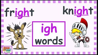 PHONICS Blending words with the igh sound [upl. by Ecnarual]