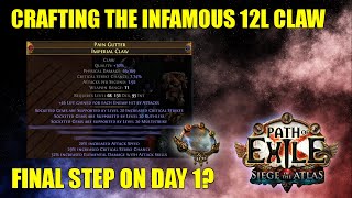 CRAFTING THE INFAMOUS 12 LINK CLAW  ROAD TO MIRROR TIER PART 1 [upl. by Kaule]