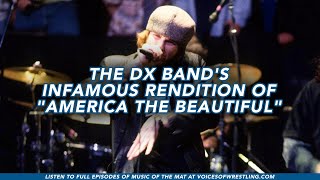 The DX Bands Infamous Rendition of America the Beautiful at WWF WrestleMania XIV Music of the Mat [upl. by Nirrol]