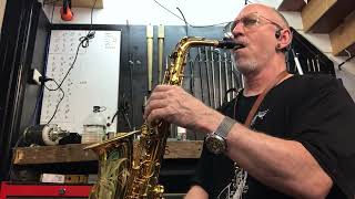 7127 SELMER REFERENCE 54 alto saxophone PLAY TEST 03 [upl. by Irual]