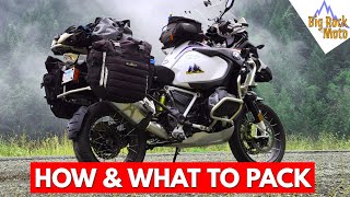 Motorcycle Touring Heres what to take and how to pack it [upl. by Giliana66]