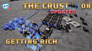 🏭 MultiRegolith Refinery And How to Get 💰 Ritch  The Crust  08  Demo Lets Play [upl. by Key408]