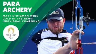 Matt Stutzman Hits Incredible Bullseye In The Mens Compound Archery 🇺🇸  Paralympic Games [upl. by Sissel]