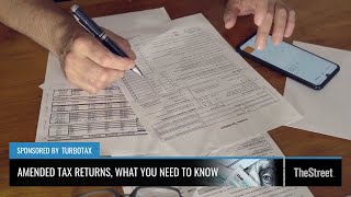 Amending Tax Returns  Presented By TheStreet  TurboTax [upl. by Redmond]