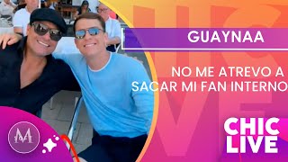 Así es tener a Chayanne de tío político Guaynaa [upl. by Anawed]