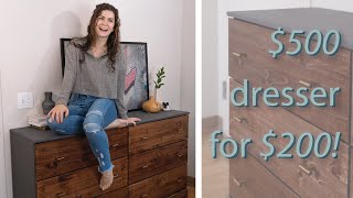 IKEA DRESSER HACK DIY vlog [upl. by Far510]