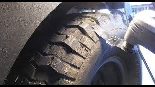 How to Cut Turf Tires on my Zero Turn [upl. by Ecar30]