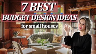 7 BEST INTERIOR DESIGN IDEAS FOR SMALL HOUSES with a low budget [upl. by Mita]