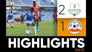 MATCH HIGHLIGHTSMTN Super League Zesco United 2 1 Kansanshi Dynamos Week 25 2023 24 [upl. by Shinberg43]