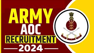 Army Ordnance Corps Recruitment  2024  Apply for Senior Material Assistant Posts [upl. by Ruthy]