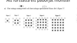 Att hittta och beskriva mönster [upl. by Refinne]