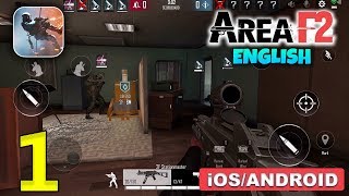 AREA F2 Gameplay Android iOS  English Version [upl. by Mathre706]