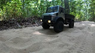 RC trail Run With my Cross RC NT4 amp Long Island Crawlers RC Club [upl. by Lerim]