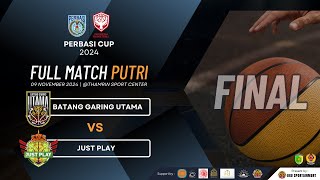 PERBASI CUP 2024 FINAL  BATANG GARING UTAMA VS JUST PLAY  BASKETBALL KU15  PALANGKA RAYA [upl. by Llednar]