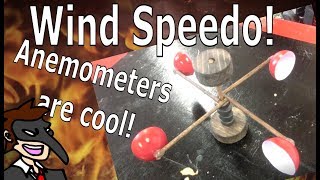 DIY Anemometer suspended on Magnets  How to make an Anemometer  Wind Speed Meter [upl. by Artimas812]