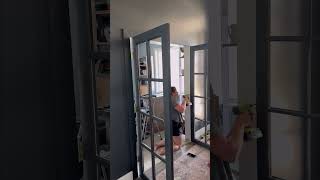 Building French Doors diy diydoors diyfrenchdoors [upl. by Brietta]