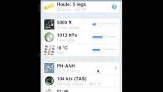 PreFlight Flight planning App for the iPhone and iPod Touch [upl. by Annayoj]