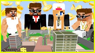 MAFYA FAKİR AİLESİ ŞEHRİ ELE GEÇİRDİ 😎  Minecraft ZENGİN FAKİR HAYATI [upl. by Candace789]