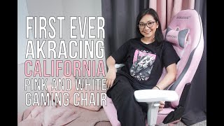 Choosing the perfect gaming chair ft AKRacing California Pink and White Unboxing and Assembling [upl. by Dollie426]