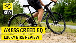 AXESS CREED EQ REVIEW  Vollausgestattetes Gravelbike mit exzellenten PreisLeistungsverhältnis [upl. by Eseneg]