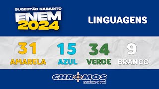 Gabarito ENEM 2024 CHROMOS  Prova Amarela Questão 31  Linguagens e Códigos [upl. by Ajidahk]