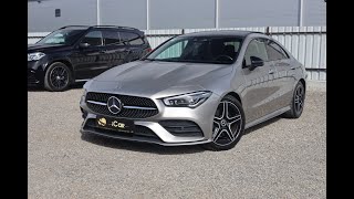 MercedesBenz CLA200 AMG limo MOJAVESILBER NightPaket DiamantOptik Panorama mbux iCar iCarbg [upl. by Nira]