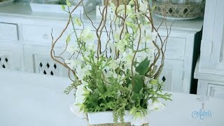 Flowers amp Floristry Tutorial Singapore Orchid Arrangement [upl. by Yenruoj464]