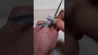 The 6 simplest ways to sharpen scissors razorsharp like shaving razors diy handmade howto [upl. by Weidman754]