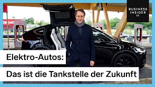 44 Ladestationen für Tesla und Co Bäckermeister baut größten SchnellLadepark Europas in Hilden [upl. by Wallas]