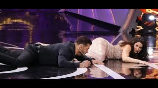 Salman Khan and Nora Fatehi Craziest Garmi Dance step Together on a Show for Chhor Denge Promotion [upl. by Emalia]