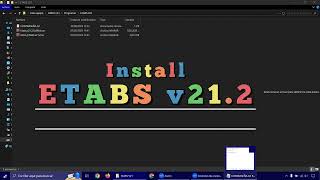 INSTALACIÓN ETABS v2120 [upl. by Valentia997]