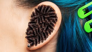 ASMR Treatment Animation from Infected Ear  Remove Maggots amp Ticks Infection  ASMR 2d Animation [upl. by Carper142]