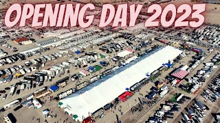 Big Tent Quartzsite RV Show Big Crowds [upl. by Ebneter]