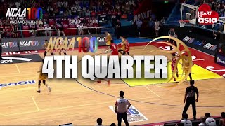 NCAA Basketball JRU vs EAC Fourth Quarter  NCAA Season 100 [upl. by Sibelle34]