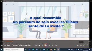 Les parcours de soin avec les filiales Santé de La Poste [upl. by Sldney]