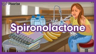 Spironolactone Mnemonic for Nursing NCLEX  Mechanism of Action PotassiumSparing Diuretics [upl. by Ajroj236]